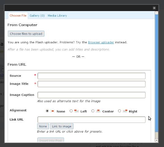 Añadir imagen en WordPress